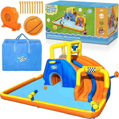 Bestway ogromny WODNY PLAC ZABAW 551x502x265cm zjeżdżalnia ścianka 53377 Bestway ogromny WODNY PLAC ZABAW 551x502x265cm zjeżdżalnia ścianka 53377