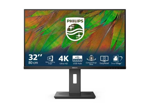 Philips 32B1N3800/00 | 32 " | VA | 16:9 | 60 Hz | 4 ms | 3840 x 2160 pixels | 350 cd/m² | HDMI ports quantity 2 | Black
