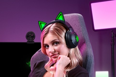 Razer Headset | Kraken Kitty V2 BT | Bluetooth | Over-ear | Microphone | Noise canceling | Wireless | Black