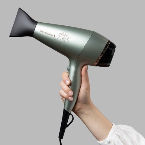 Remington Hair Dryer | AC5860 Botanicals | 2300 W | Number of temperature settings 3 | Ionic function | Diffuser nozzle | Silver