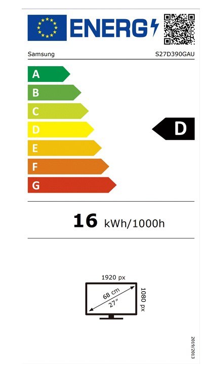 Samsung LS27D390GAUXEN 27" Curved Monitor Full HD 1920x1080/16:9/250cd/m2/4ms, HDMI, USB