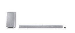 Sharp HT-SBW55121(SL) Q 5.1.2 Dolby Atmos/ DTS:X Soundbar with Wireless Subwoofer, Silver | Sharp