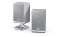 Sharp HT-SPR52021(SL) Q Soundbar 2.0.2 Wireless Rear Surround Speakers, Silver | Sharp