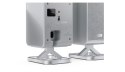 Sharp HT-SPR52021(SL) Q Soundbar 2.0.2 Wireless Rear Surround Speakers, Silver | Sharp