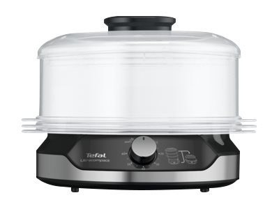 TEFAL Food Steamer VC204810	Ultracompact Black 800 W Capacity 9 L Number of baskets 3