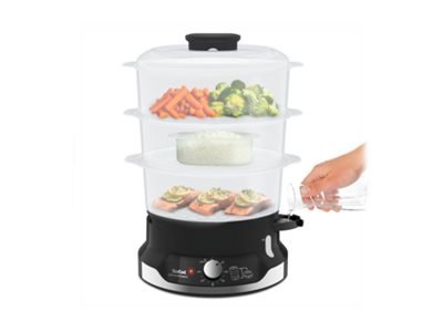 TEFAL Food Steamer VC204810	Ultracompact Black 800 W Capacity 9 L Number of baskets 3