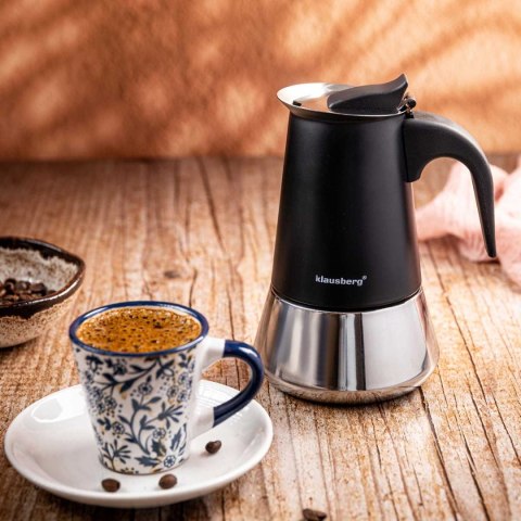 KAWIARKA ZAPARZACZ DO KAWY 200ml KLAUSBERG KB-7844 INDUKCJA