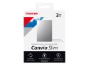 Toshiba Canvio | Przenośny | Dysk twardy | 2 TB | USB 3.2 Gen 1 | Srebrny