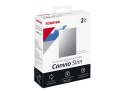 Toshiba Canvio | Przenośny | Dysk twardy | 2 TB | USB 3.2 Gen 1 | Srebrny