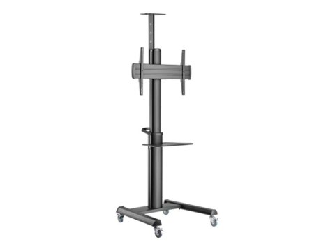 Aluminiowa podstawa pod telewizor z kółkami, 37" - 70", czarna | Gembird