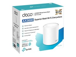 TP-Link Deco X50 - System Wi-Fi - Wi-Fi 6 - desktop | 3-portowy switch | AX3000 | 2,4 GHz / 5 GHz | Router