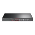 TP-Link TL-SL1226P - przełącznik - 26 portów - niezarządzalny - do montażu w szafie rack