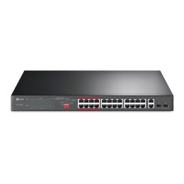 TP-Link TL-SL1226P - przełącznik - 26 portów - niezarządzalny - do montażu w szafie rack