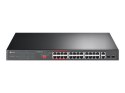 TP-Link TL-SL1226P - przełącznik - 26 portów - niezarządzalny - do montażu w szafie rack