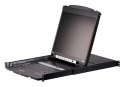 Aten CL5808N-ATA-AG 8-Port PS/2-USB VGA Dual Rail 19" Konsola KVM LCD z portem Daisy-Chain | Aten