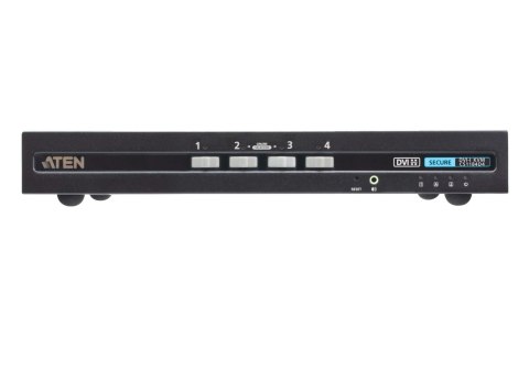 Aten CS1184D4-AT-G 4-portowy przełącznik KVM USB DVI Secure, zgodny z PSD PP v4.0 | Aten