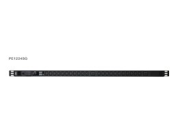 Aten PE1224SG-AT-G Basic Metered 0U PDU z ochroną przeciwprzepięciową (16A, 22 gniazda IEC 320 C13, 2 gniazda IEC 320 C19) | Ate