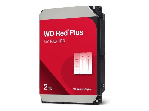 Dysk twardy Western Digital | Red Plus NAS | WD20EFPX | 5400 RPM | 2000 GB | 64 MB