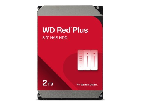 Dysk twardy Western Digital | Red Plus NAS | WD20EFPX | 5400 RPM | 2000 GB | 64 MB