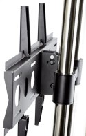 EDBAK Flat Screen Trolley for Two 42-65" Screen, vertical position, Black