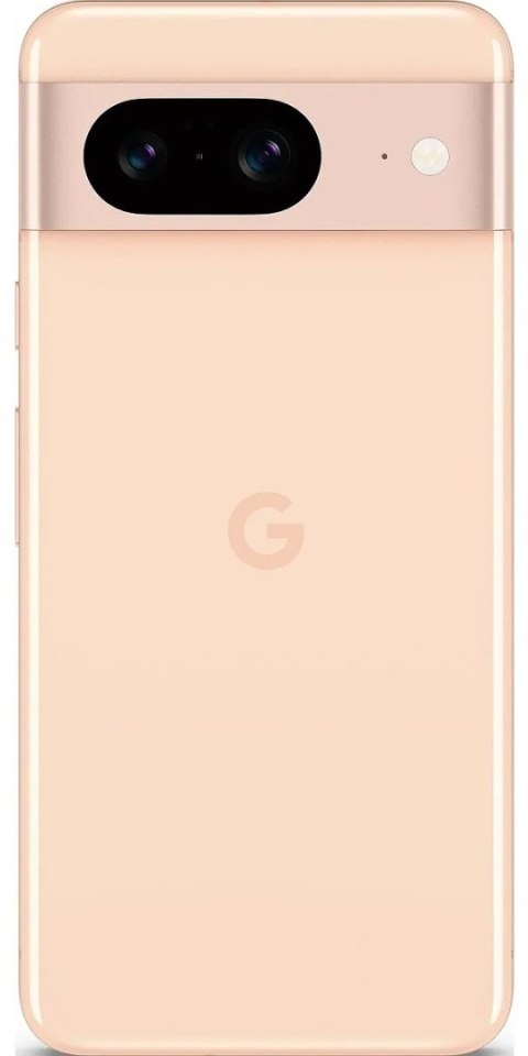 Google | Pixel | 8 | Różowy | 6.2 " | OLED | 1080 x 2400 pikseli | Google Tensor G3 (4 nm) | Wewnętrzna pamięć RAM 8 GB | 128 GB