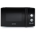 Kuchenka mikrofalowa Gorenje MO20A3BH, Wolnostojąca, 800 W, Konwekcja, Kolor czarny