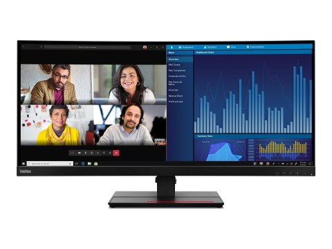 Lenovo | P34w-20 | 34,14" | IPS | 21:9 | 4 ms | 300 cd/m² | Czarny | Ilość portów HDMI 2 | 60 Hz