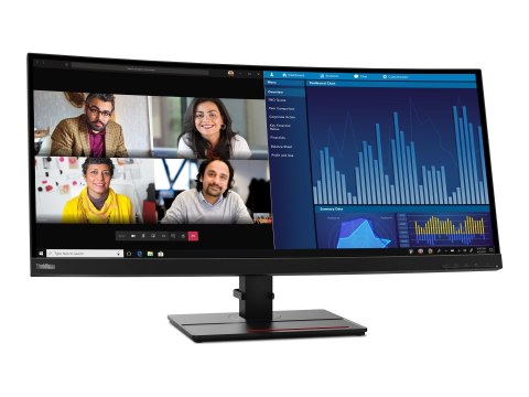Lenovo | P34w-20 | 34,14" | IPS | 21:9 | 4 ms | 300 cd/m² | Czarny | Ilość portów HDMI 2 | 60 Hz