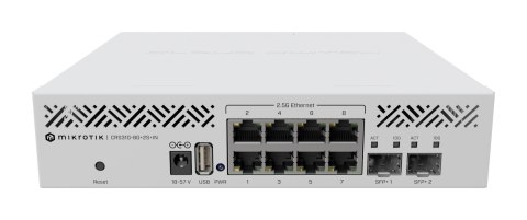 MikroTik | Cloud Router Switch | CRS310-8G+2S+IN | Rackmountable | 1 Gbps (RJ-45) porty w ilości 8 | SFP+ porty w ilości 2