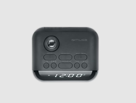 Muse Radio z zegarem i projekcją | M-179 P | Radio FM