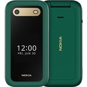 Nokia | 2660 Flip 4G | Zielony | 2.8 " | TFT LCD | 48 MB | 128 MB | Dual SIM | Nano-SIM | 3G | Bluetooth | 4.2 | USB w wersji mi