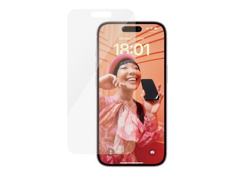 PanzerGlass | Ochraniacz ekranu - szkło | Apple iPhone 15 | Politereftalan etylenu (PET) | Przezroczysty