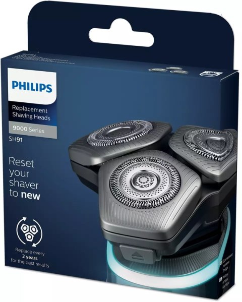 Philips | Zestaw trzech głowic do golenia | SH91/50 | Czas pracy (maks.) min