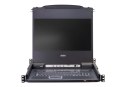 Przełącznik KVM Aten CL5716FM-AT-AG Single Rail 16P PS/2-USB 17" LCD z portem Daisy-Chain i obsługą urządzeń peryferyjnych USB |