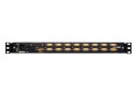 Przełącznik KVM Aten CL5716FM-AT-AG Single Rail 16P PS/2-USB 17" LCD z portem Daisy-Chain i obsługą urządzeń peryferyjnych USB |