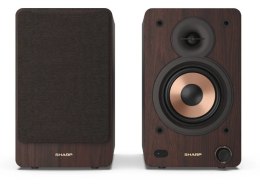 Sharp CP-SS30 Głośniki półkowe, brązowe Sharp | Głośniki | CP-SS30(BR) Półka | 60 W | Bluetooth | Brązowy | Połączenie bezprzewo