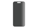 Szkło Hartowane PanzerGlass z Filtracją Prywatności do Apple iPhone 15 Pro | Czarne | Przezroczyste