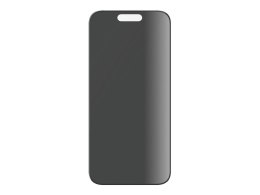 Szkło Hartowane PanzerGlass z Filtracją Prywatności do Apple iPhone 15 Pro | Czarne | Przezroczyste