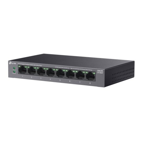 TP-LINK LS108GP 8-Port Gigabit Desktop Switch with 8-Port PoE+