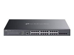 TP-LINK SG3428XMPP Omada 24-Port Gigabit and 4-Port 10GE SFP+ L2+ Managed Switch with 16-Port PoE+ & 8-Port PoE++