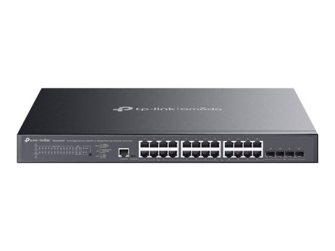 TP-LINK SG3428XMPP Omada 24-Port Gigabit and 4-Port 10GE SFP+ L2+ Managed Switch with 16-Port PoE+ & 8-Port PoE++