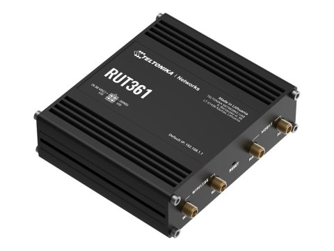Teltonika RUT361 - router bezprzewodowy - WWAN - Wi-Fi - 3G, 4G - do montażu na szynie DIN, do montażu na ścianie, do montażu na