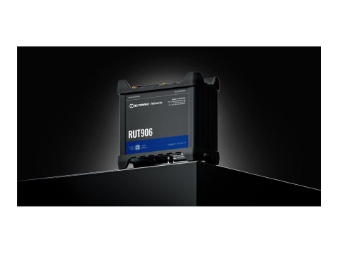 Teltonika RUT906 - router bezprzewodowy - WWAN - Wi-Fi - 3G, 4G, 2G - montaż na szynie DIN | 3-portowy przełącznik | 2,4 GHz