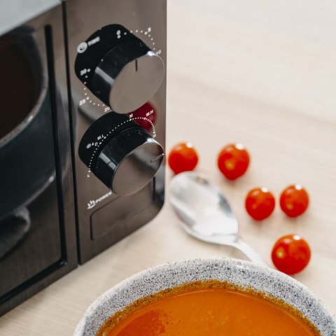 Adler | Kuchenka mikrofalowa | AD 6206 | Wolnostojąca | 20 L | 700 W | Konwekcja | Czarny