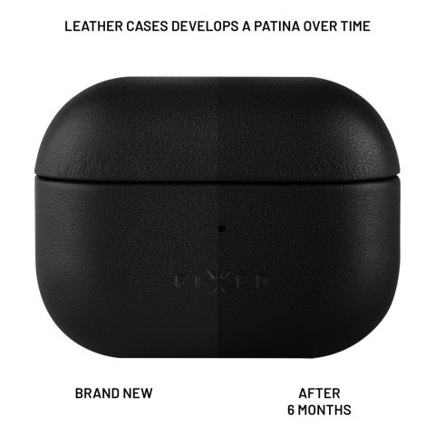 Fixed | Etui na słuchawki douszne z obsługą MagSafe | Apple AirPods Pro 2/Pro 2 (USB-C) | Czarny | Skóra
