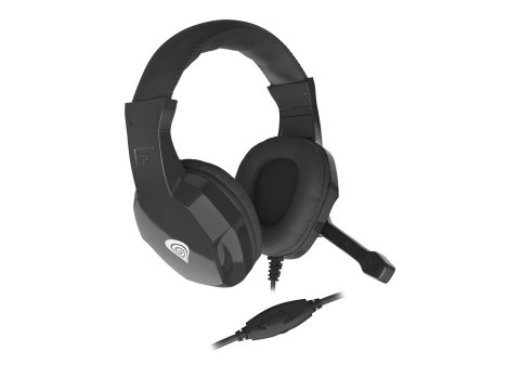 GENESIS ARGON 100 Gaming Headset, On-Ear, Wired, Microphone, Black | Genesis | ARGON 100 | Wired | On-Ear