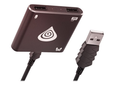 Genesis | Adapter klawiatura/myszka | USB 2.0 | Czarny
