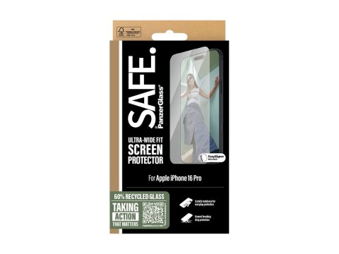 Ochraniacz ekranu SAFE by PanzerGlass iPhone 16 Pro| Ultra-Wide Fit