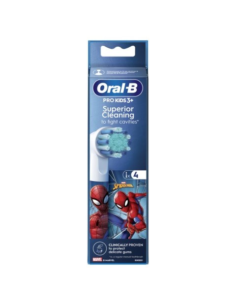 Oral-B EB10 4 wkłady uzupełniające Spiderman, 4 szt | Oral-B