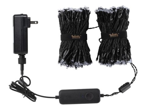 Twinkly strings 400L 4,3mm RGB Twinkly | Strings Smart LED Lights 400 RGB (Multicolor), 32m, czarny przewód | RGB - 16M+ kolorów